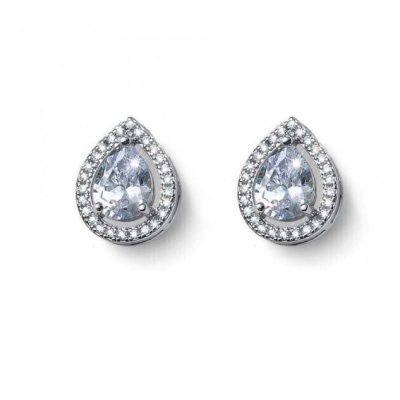 Ασημένια 925°Σκουλαρίκια Oliver Weber με κρύσταλλα Swarovski