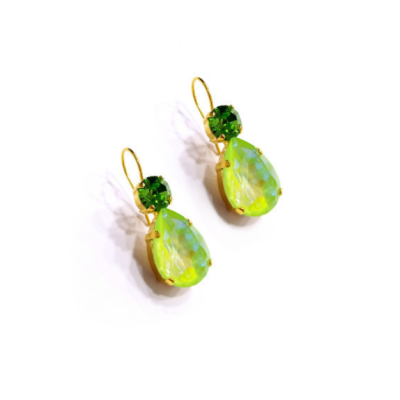 Γυναικεία Σκουλαρίκια CATHERINE BIJOUX Constellation of Venus earrings Πράσινο