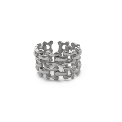 Γυναικείο Δαχτυλίδι  Rhea’s chain ring Ασημί