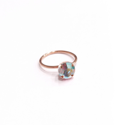 Γυναικείο Δαχτυλίδι  Minimal crystal ring χρυσό
