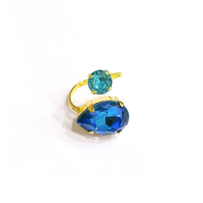 Γυναικείο Δαχτυλίδι CATHERINE BIJOUX Constellation of Venus ring Τυρκουάζ