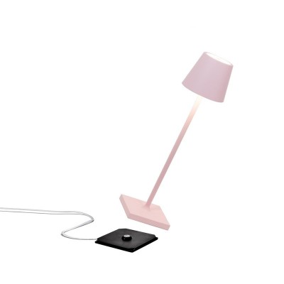 Zafferano Poldina Pro Micro Επιτραπέζιo Φωτιστικό LED σε Ροζ