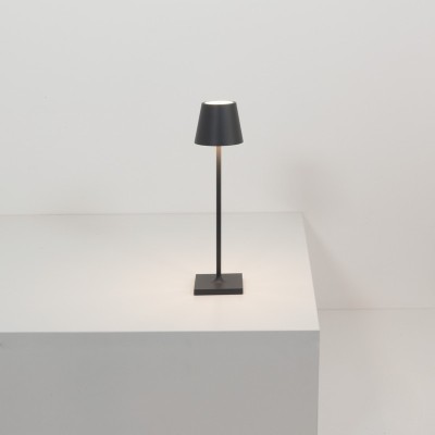 Zafferano Poldina Pro Micro Επιτραπέζιo Φωτιστικό LED σε Μαύρη απόχρωση