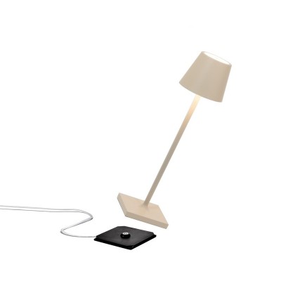 Zafferano Poldina Pro Micro Επιτραπέζιo Φωτιστικό LED σε Μπεζ απόχρωση