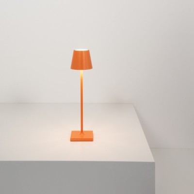 Zafferano Poldina Pro Micro Επιτραπέζιo Φωτιστικό LED σε Πορτοκαλί απόχρωση