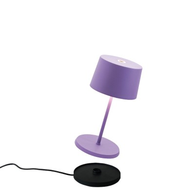 Zafferano  Olivia Mini Επιτραπέζιo Φωτιστικό LED σε Μωβ απόχρωση