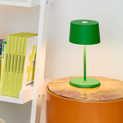 Zafferano  Olivia Mini Επιτραπέζιo Φωτιστικό LED σε Πράσινη απόχρωση