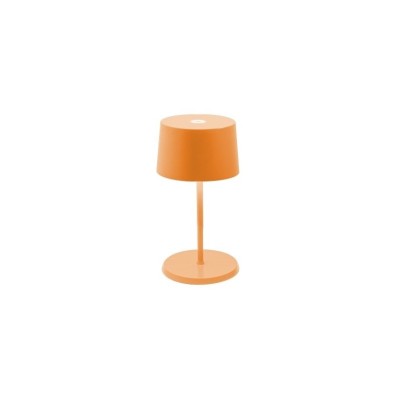 Zafferano  Olivia Mini Επιτραπέζιo Φωτιστικό LED σε Πορτοκαλί απόχρωση