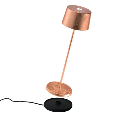 Zafferano Olivia Pro Επιτραπέζιο Φωτιστικό LED σε Χάλκινη απόχρωση