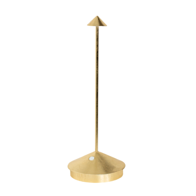 Zafferano Επιτραπέζιo Φωτιστικό LED Pina table lamp Χρυσή απόχρωση