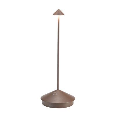 Zafferano Επιτραπέζιo Φωτιστικό LED Pina table lamp Καφέ απόχρωση