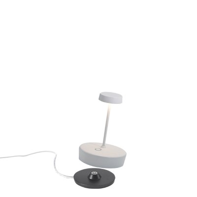 Zafferano Επιτραπέζιo Φωτιστικό LED Swap mini table lamp Λεύκη απόχρωση
