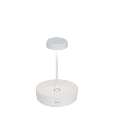 Zafferano Επιτραπέζιo Φωτιστικό LED Swap mini table lamp Λεύκη απόχρωση