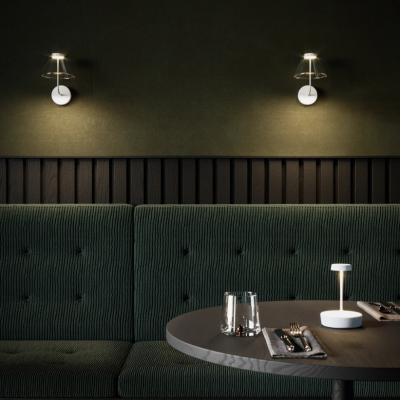 Zafferano Επιτραπέζιo Φωτιστικό LED Swap mini table lamp Λεύκη απόχρωση