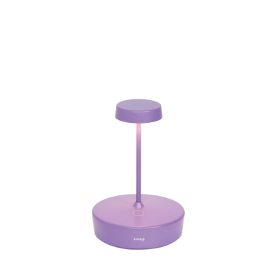 Zafferano Επιτραπέζιo Φωτιστικό LED Swap mini table lamp Λιλά απόχρωση