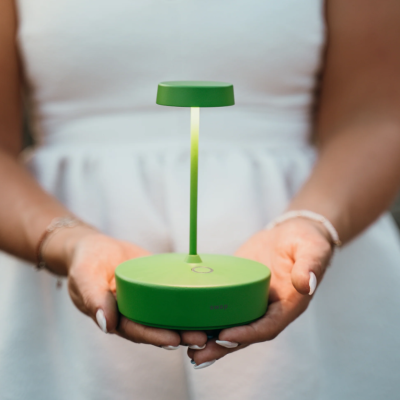 Zafferano Επιτραπέζιo Φωτιστικό LED Swap mini table lamp Πράσινη απόχρωση