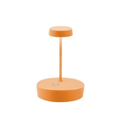 Zafferano Επιτραπέζιo Φωτιστικό LED Swap mini table lamp Πορτοκαλί απόχρωση